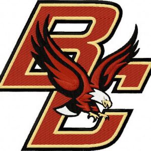 Boston College Eagles primary logo embroidery design
