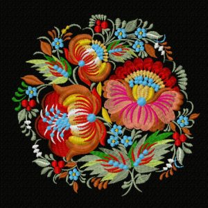 Bouquet 6 embroidery design