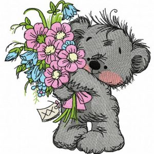 Bouquet for you 3 embroidery design