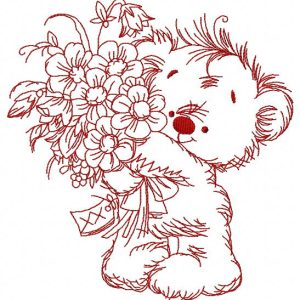 Bouquet for you 4 embroidery design