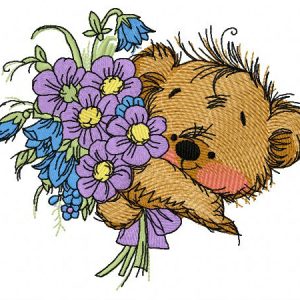 Bouquet for you 5 embroidery design