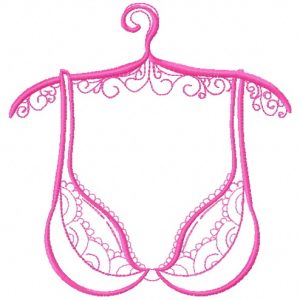 Bra 2 embroidery design