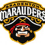 Bradenton Marauders logo embroidery design