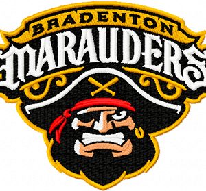 Bradenton Marauders logo embroidery design