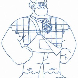 Brave Wreck-It Ralph embroidery design