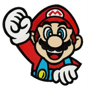 Bravo Mario embroidery design