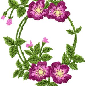 Briar Rose embroidery design