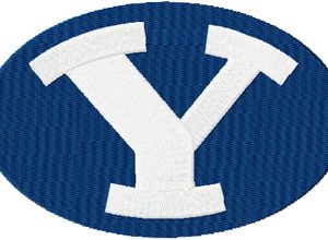 Brigham Young Cougars Logo embroidery design