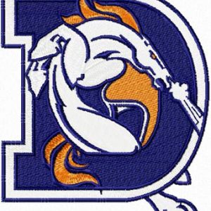 Denver Broncos Alternative Logo embroidery design