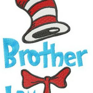 Brother I am embroidery design