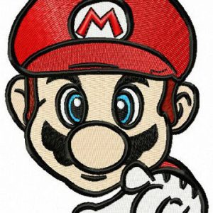 Brother of Luigi embroidery design