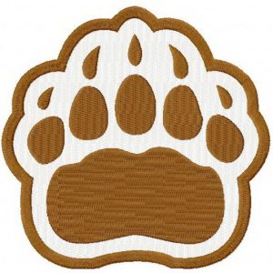 Brown Bears alternative logo embroidery design
