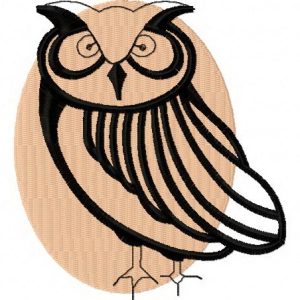 Brown owl 2 embroidery design