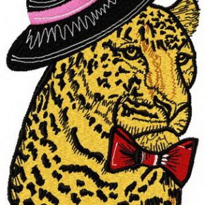 Stylish Cheetah Tales embroidery design