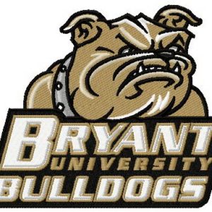 Bryant Bulldogs logo embroidery design