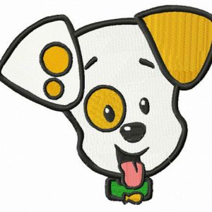Bubble Puppy muzzle embroidery design