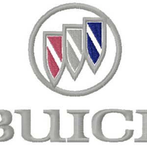 Buick logo embroidery design