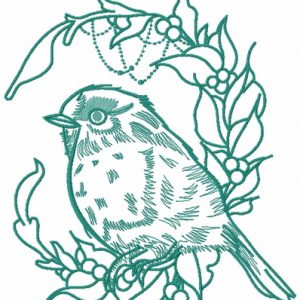 Bullfinch 5 embroidery design