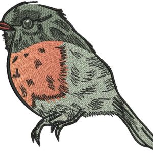 Bullfinch 3 embroidery design