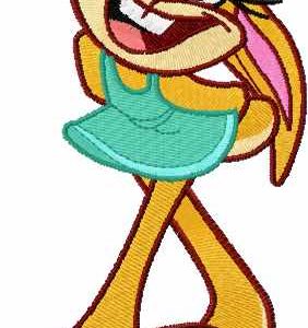 Lola Bunny 4 embroidery design