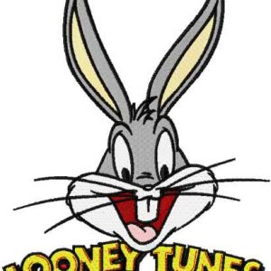 Bunny Looney tunes embroidery design