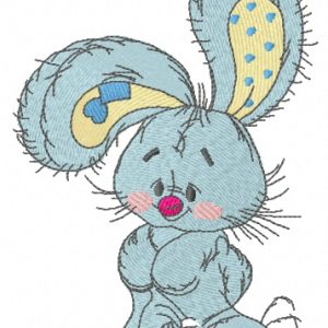 Bunny the florist 3 embroidery design