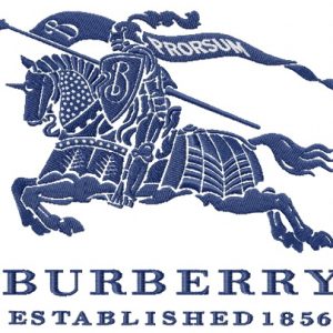 Burberry Group logo embroidery design