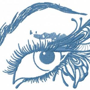 Butterfly eye 2 embroidery design