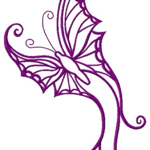 Butterfly flutters 2 embroidery design