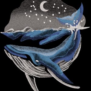 Cachalot embroidery design
