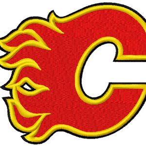 Calgary Flames Logo embroidery design