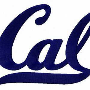 California Golden Bears wordmark logo embroidery design
