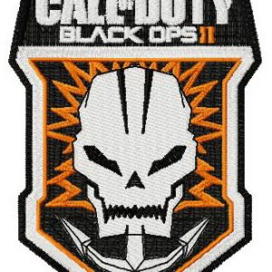 Call of Duty Black Ops embroidery design