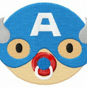 Captain America with dummy embroidery design