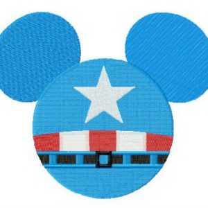 Captain Mickey embroidery design