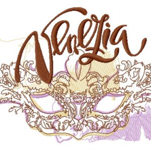 Carnevale di Venezia embroidery design