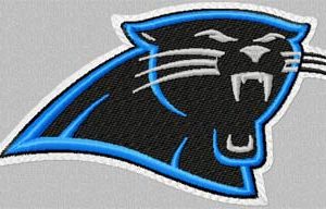Carolina Panthers embroidery design