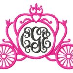 Carriage embroidery design