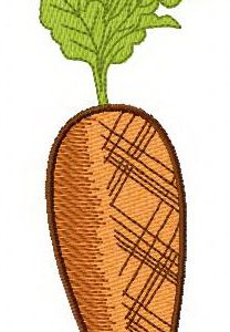 Carrot 2 embroidery design