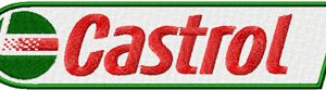 Castrol classic logo embroidery design