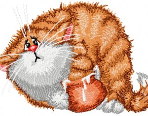 My loved home gangster embroidery design