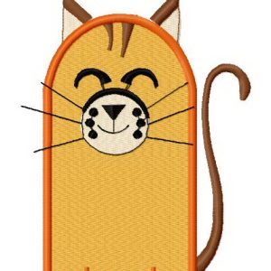 Cat glove embroidery design