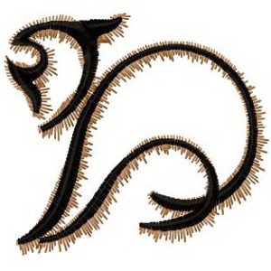Cat sketch 5 embroidery design