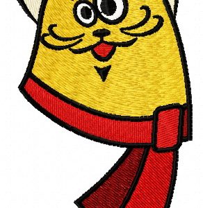 Cat the painter 3 embroidery design