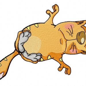Cat's relax 3 embroidery design