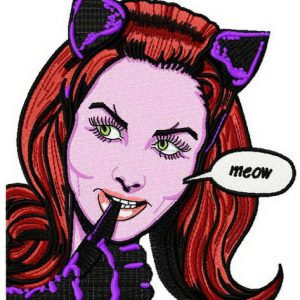 Сatwoman 2 embroidery design