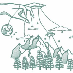 Celestial marionettes 2 embroidery design