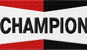 Champion Logo embroidery design