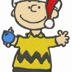 Charlie Brown's Christmas embroidery design