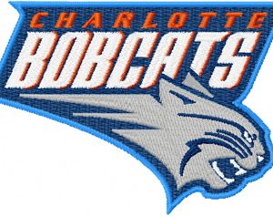 Charlotte Bobcats Logo embroidery design